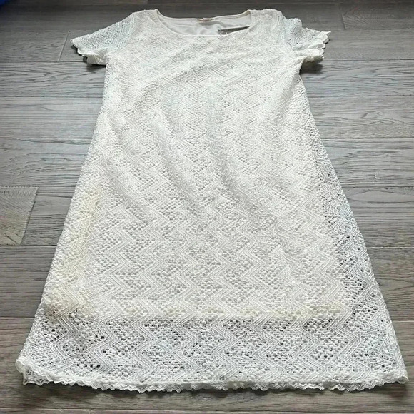 ✨🆕Charming Charlie🆕✨ | White/Ivory Lace  Dress With Sequin - Picture 2 of 8